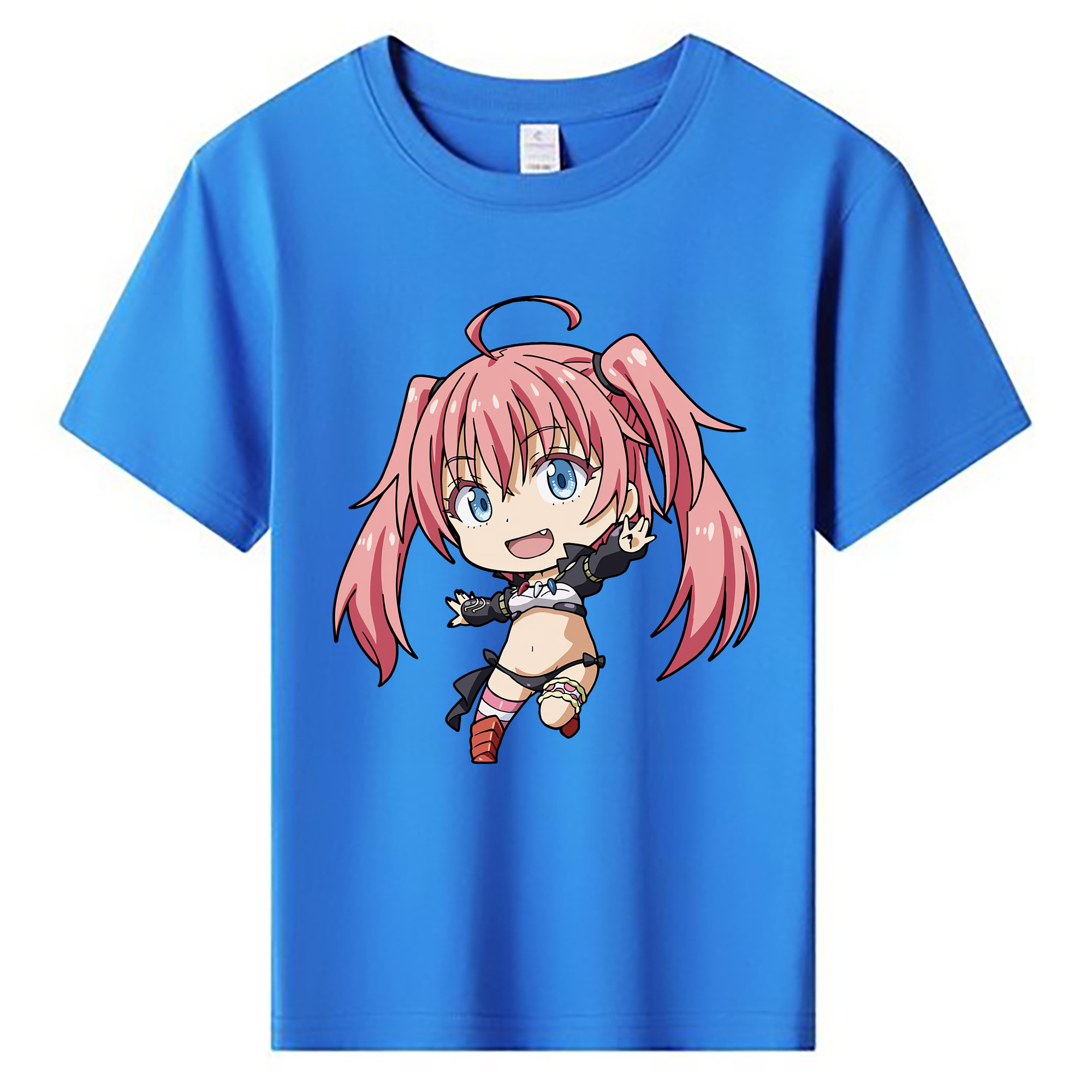 （画像用） 転スラ Regarding Reincarnated to Slime 綿100％キッズTシャツ（フロントプリント）